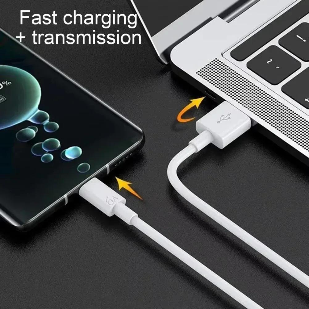 Кабель USB на Type C 100 Вт для Samsung S24 S23 Ultra Xiaomi 14 Redmi Huawei Oneplus 12 Линия зарядки 7A Быстрая зарядка Зарядное устройство Amagi
