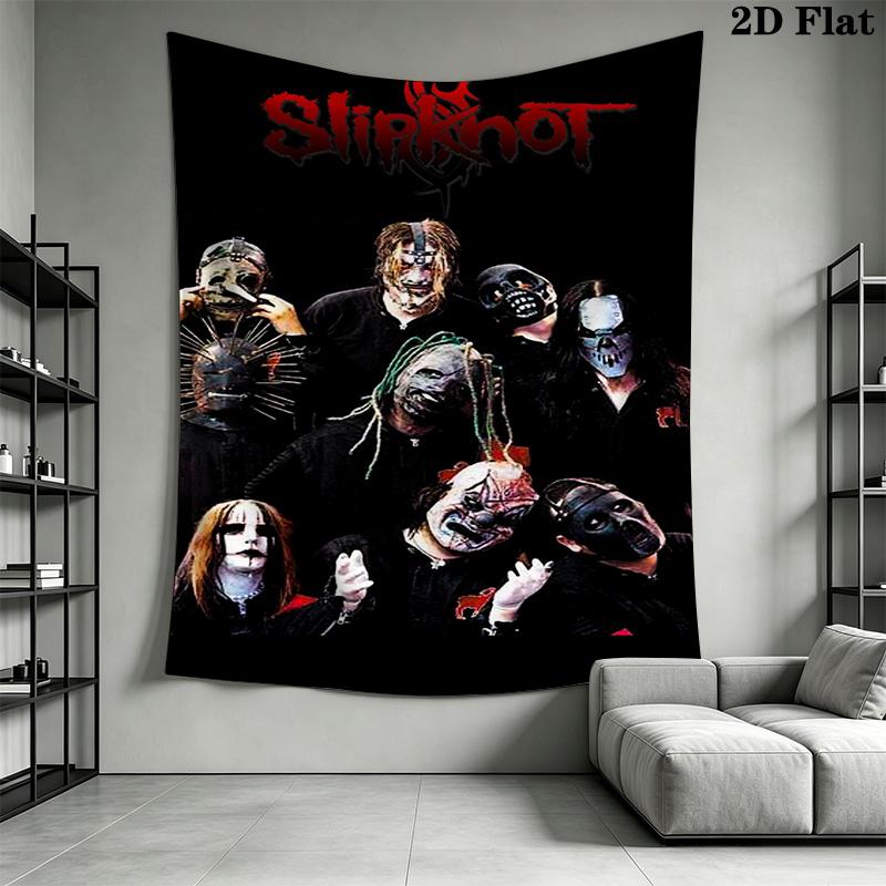 Slipknot Band Wall Tapestry Tapestry Wallmounted Background Cloth Home Decor Homestay Soft Decoration Tapestry Soft