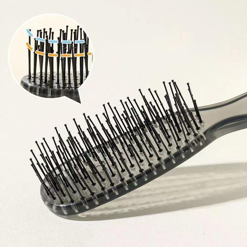 Пластиковая расческа для массажа волос и кожи головы, пушистая щетка для волос, вьющиеся прямые волосы, влажные сухие волосы, инструмент для укладки волос, женский подарок