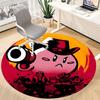1pc Kirby Cowboys Office Round Area Rug, Under Office Chairs Bedroom Living Room Home Decor, Room Decoa1016226