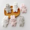 Cute Cartoon Plush Fabric Rabbit Brooch Cute Rabbit Bag Clothing Sock Badge Pins