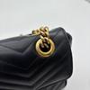 [Pre-Owned] Gucci GG Marmont Small Matelassé Shoulder Bag 'Black' - Very Good #1I5NVWR
