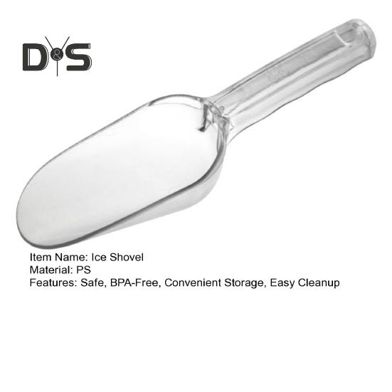 Ice Scoop with Ergonomic Anti-slip Handle Ice Shovel Food Candy Scoop BPA Free Ice Ladle for Ice Maker Ice Cream Pets Food