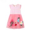 European and American Sleeveless Knitted Summer Princess Skirt for Girls