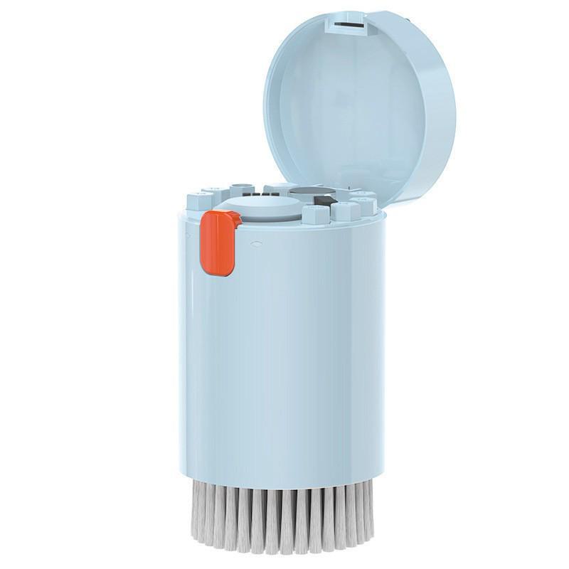 Комплект для чистки устройств: Очиститель экрана, Щетка для удаления пыли, Ручка для чистки телефонов, Очиститель для наушников, Салфетка для ноутбука