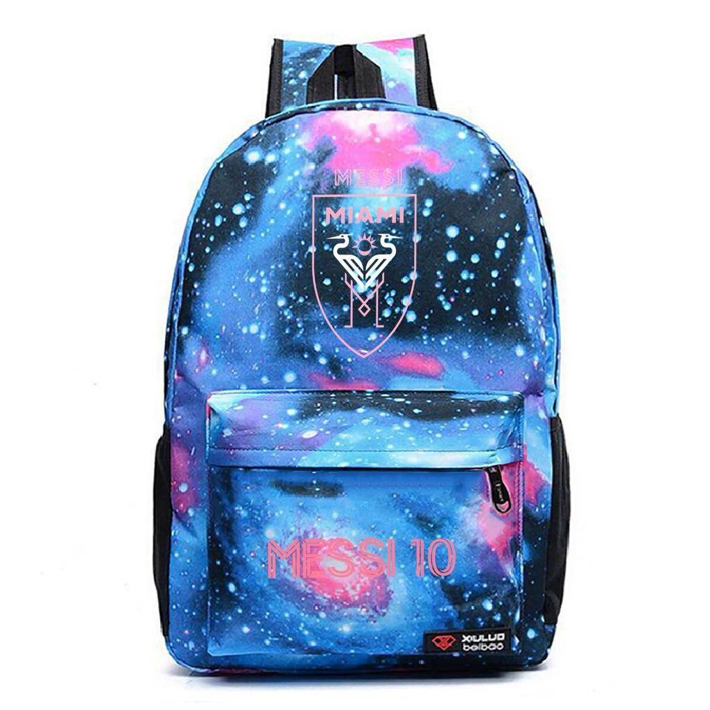 Football Printed Student Backpack Multifunctional Usb Interface Large Capacity Leisure Travel Backpack