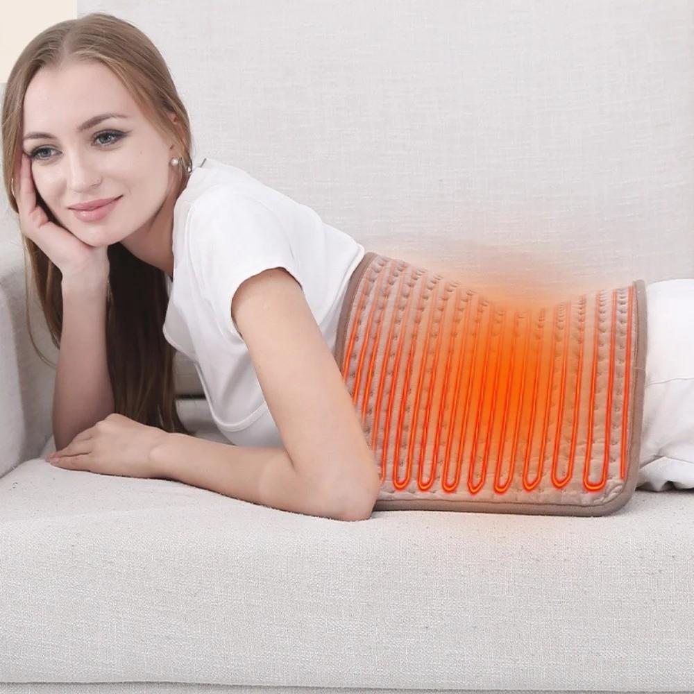 Многофункциональная грелка, портативное зимнее теплое электрическое одеяло для облегчения боли в шее, физиотерапевтическая подушка с таймером