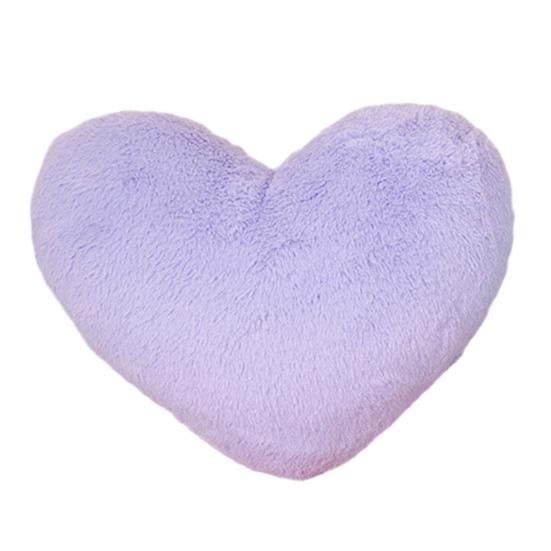 Plush Pillow Adorable Heart Shaped Cushion Soft Comfortable Fluffy Throw Pillow for Home Bedroom Decoration