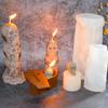 3D Ghost Skull Candle Silicone Mold DIY Halloween Horror Decoration Aromatherapy Candle Plaster Handmade Soap Mould Party Decors