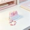 Cheese Stress Relief Clicker Finger Button Fidget Keychain Anti-stress Toy Pendant  Bag Charms