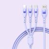 3-in-1 Super Fast Charging Data Cable 120W Suitable for Apple Type-C Android 6A Charging Cable