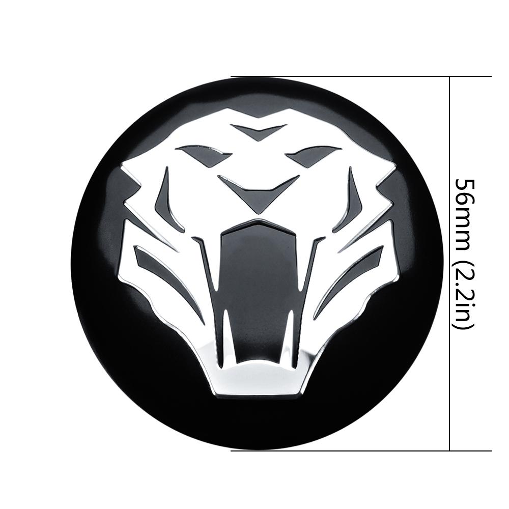 4pcs 560mm Tiger Head Emblems Hub Sticker Rims Cap Car Wheel Center Cap Hub Cap Sticker Rims Cover For KIA Hyundai Peugeot Ford XX46