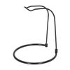   Reel Rack Stainless Steel Short Type U Shaped Upper Frame Round Base Lightweight Detachable Fishing Gear Stand