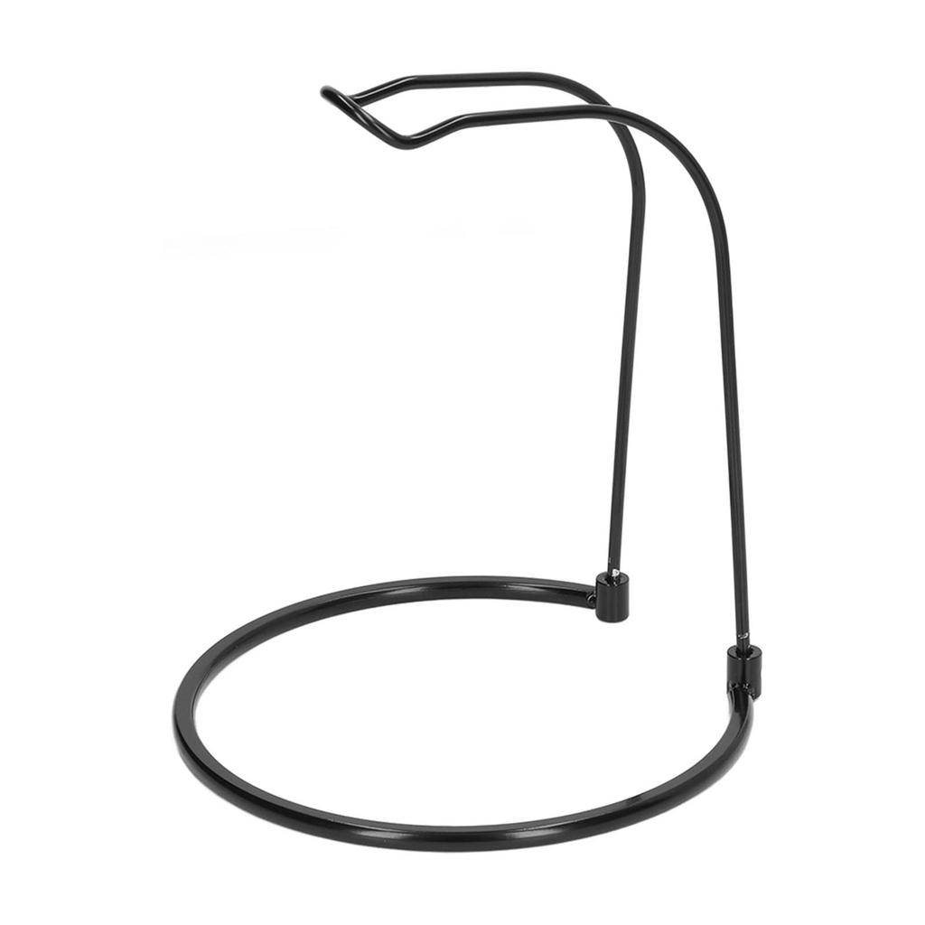  Reel Rack Stainless Steel Short Type U Shaped Upper Frame Round Base Lightweight Detachable Fishing Gear Stand