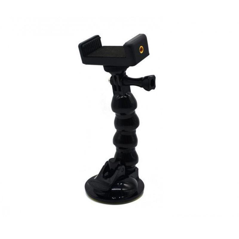 Suction Cup Car Mount for GoPro 13 12 11 10 Insta360 X4 GO 3 ACE PRO Xiaomi Yi SJcam SJ4000 AKASO EKEN Action Camera Accessories