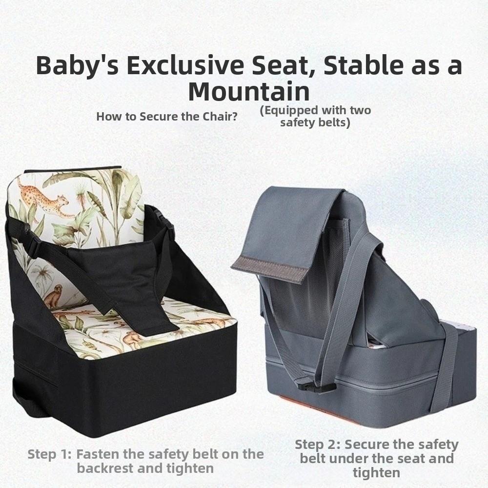 Cartoon Printed Kids Booster Seat Mat Foldable Anti-Slip Booster Seat Pad Restaurant
