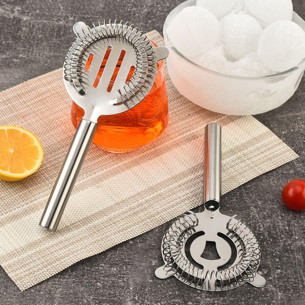 Sturdy Bar Strainer Stainless Steel Bartending Tool Wine Cup Cocktail Strainer Bartenders