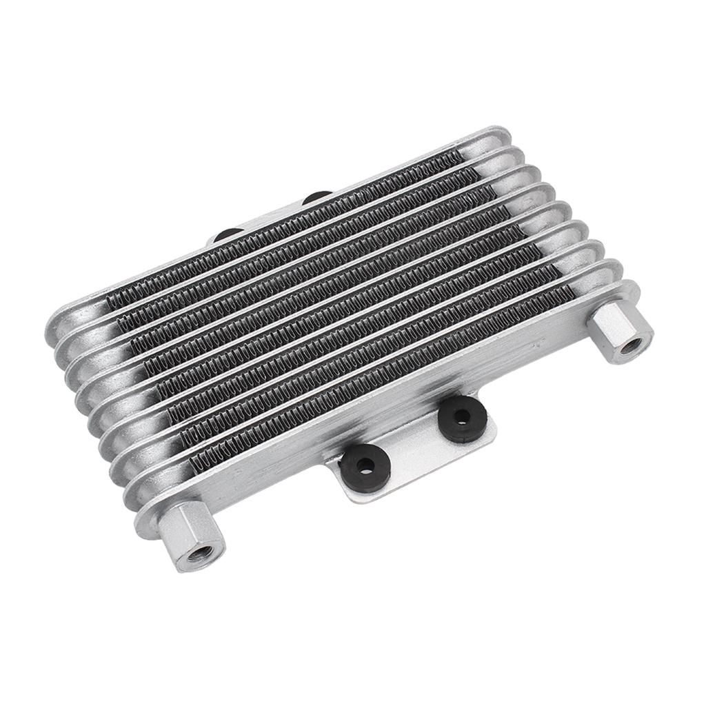 Масляный радиатор для мотоцикла 8-слойный Шаг M10/12 Для Kawasaki KX250 Honda CRF250 Yamaha YZ250 Универсальные аксессуары для мотокросса