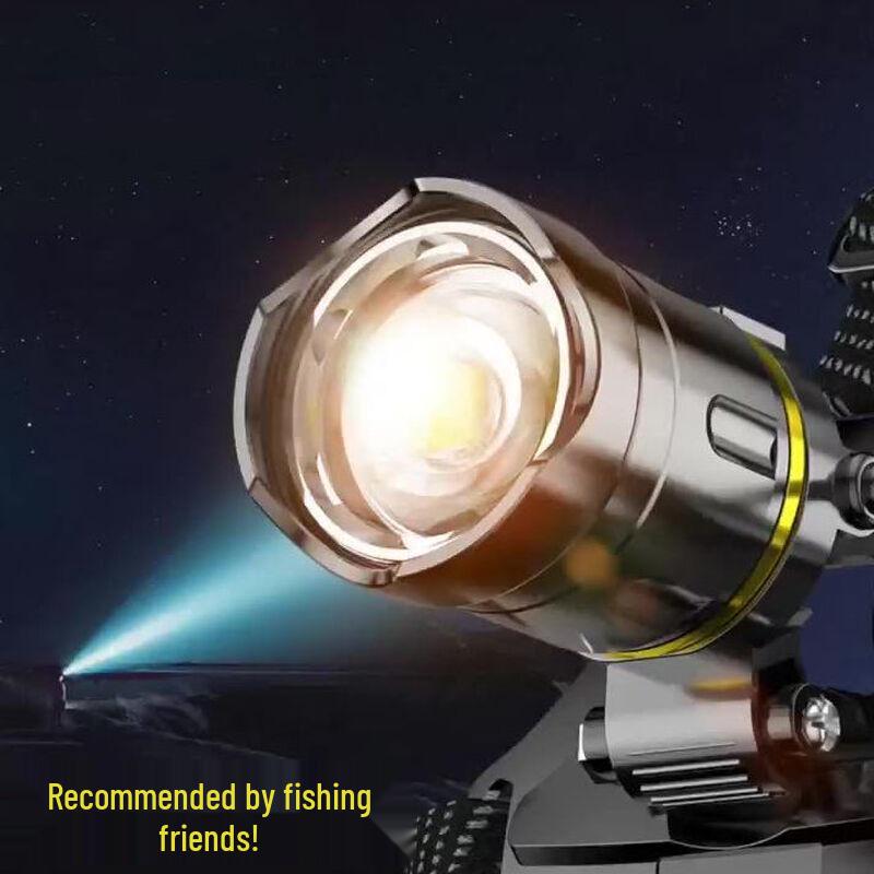 USB-зарядный индукционный налобный фонарь