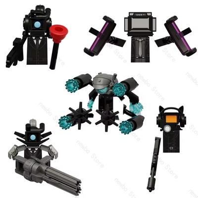 KDL834 Новые Мини Фигурки Action Bricks Строительные Блоки Аниме Мультфильм Блоки Куклы Камерамен Спикермен ТВ Человек Рождественский подарок