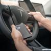 Кошелек для карт FANTOM X, RFID Алюминиевый держатель для карт, Карбоновое волокно, Сверхтонкий, Вмещает 4-7 карт, Минималистичный алюминиевый кошелек для карт, Fantom