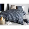 Housse couette + 2 taies 240 x 260 cm Plumes de paon