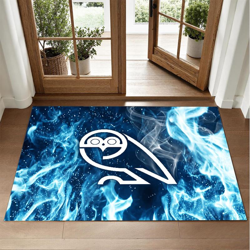 Sheffield Wednesday Football Design Crystal Velvet Rug Soft Decorative Mat for Bedroom Entrance