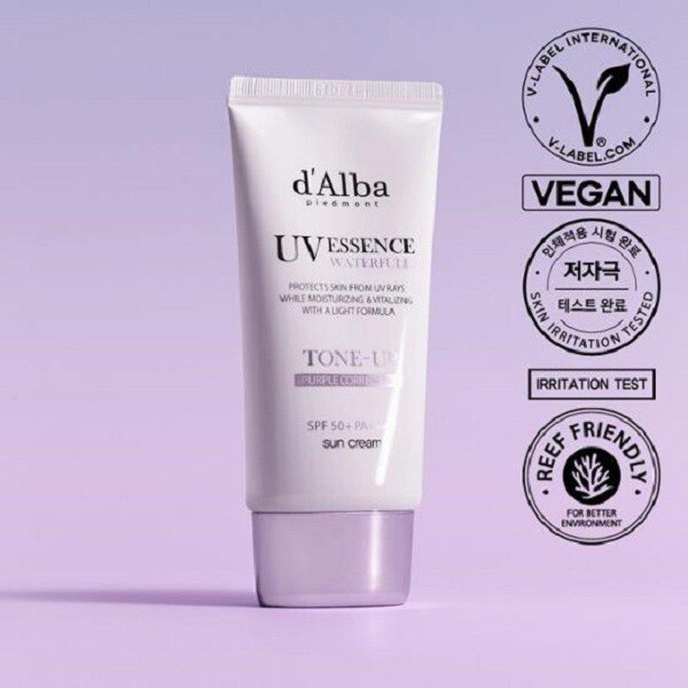 d'Alba Waterful Tone Up Sun Cream Purple 50ml