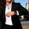 Кожаный ремешок для Apple Watch 44мм 45мм 40мм 41мм 42мм 46мм Натуральный Браслет Correa iWatch Серия 11 10 9 6 SE 7 8 ultra 3 Ремешок