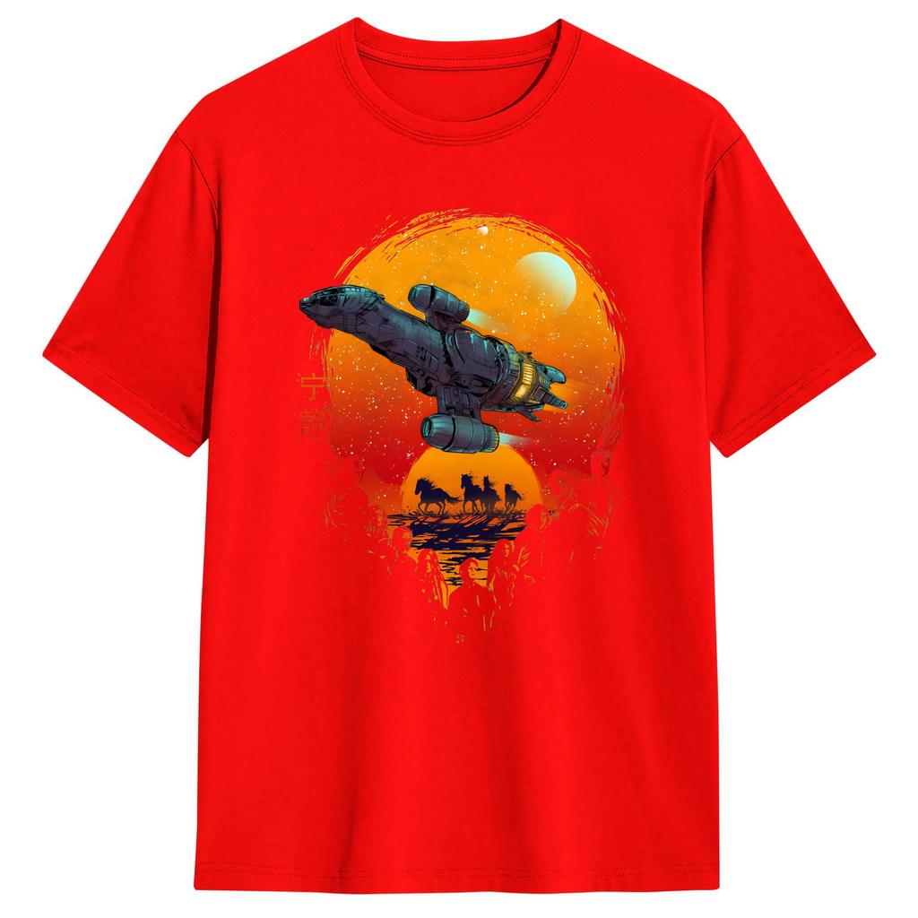 Firefly Serenity Cant Take The Sky From Me Unisexs T Shirts Novelty Tees Short Sleeve Round Collar TShirts Pure Cotton Clothes