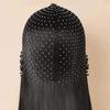 Exquisite Pearls Tassels Headwear Handmade Women Hat Fashion Pearls Tassels Hair Hat  For Ladies