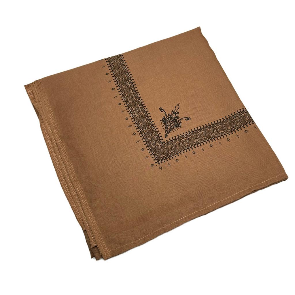 Large Cotton Shemagh Scarf Arabic Desert Scarf Headwrap for Men and Women 52inch Breathable and Comfortable Headcover