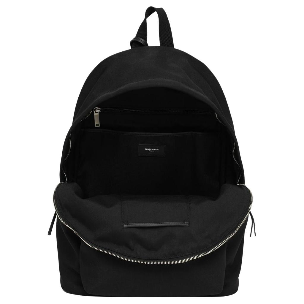 Saint Laurent Рюкзак с логотипом Черный Мужские рюкзаки 534967-GIV3F-1000