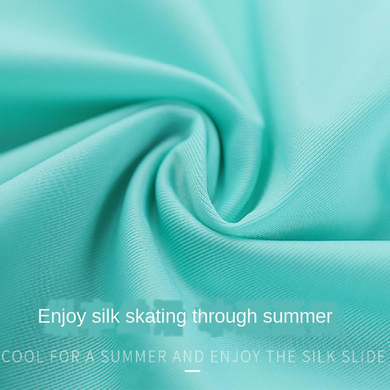 Ice Silk Men's Underwear Silky Middle Waist Flat Angle Transparent Summer Sexy Breathable U Convex Ultra Thin Boxer