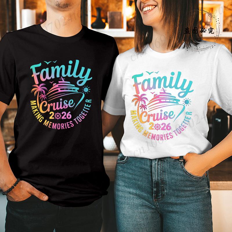 Family Cruise 2026 Shirt – Making Memories Together Tee T-Shirts,Matching Family Vacation Shirts, Cruise Trip Group T-Shirts