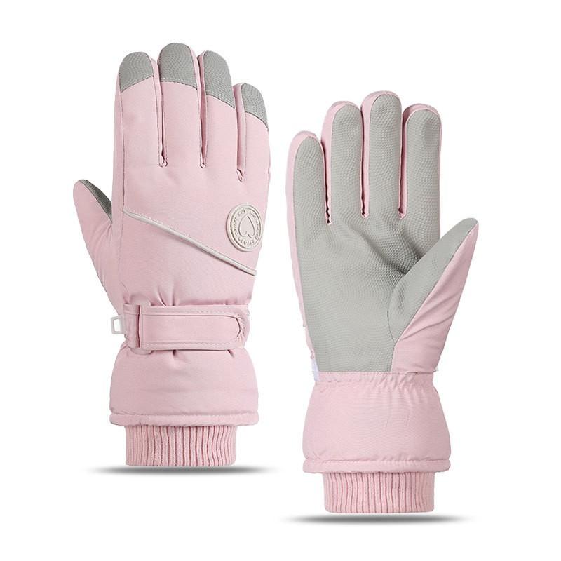 Winter Ski Gloves Men Women Thick Warm Windproof Waterproof Touchscreen Outdoor Snowboarding Cycling
