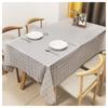 Tablecloth/Table Cover, 137*180cm, Water-Repellent, Waterproof, Oil-Resistant, Stain-Resistant, Slip-Resistant, Stylish, Easy-Care, Versatile, Checker