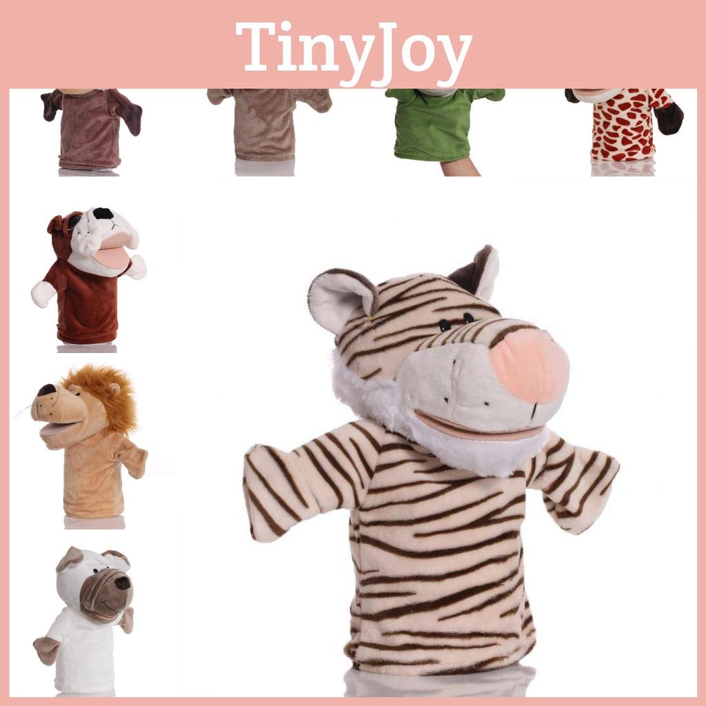 Adorable Plush Animal Hand Puppet For Kids Featuring Interactive Movable Mouth And Soft Texture