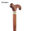Yellow Wooden Single Joint Fashion Walking Stick Decorative Cospaly Cane Halloween Mace Crutch  Wand Crosier 92cm