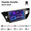 Автомобильная магнитола Android Car-Play для Toyota Corolla 2014-2016 Мультимедийный плеер Головное устройство Стерео Навигация GPS BT WIFI, 2+64 ГБ