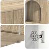 Cat House Sonoma 85 x 55 x 50.5 cm engineered wood