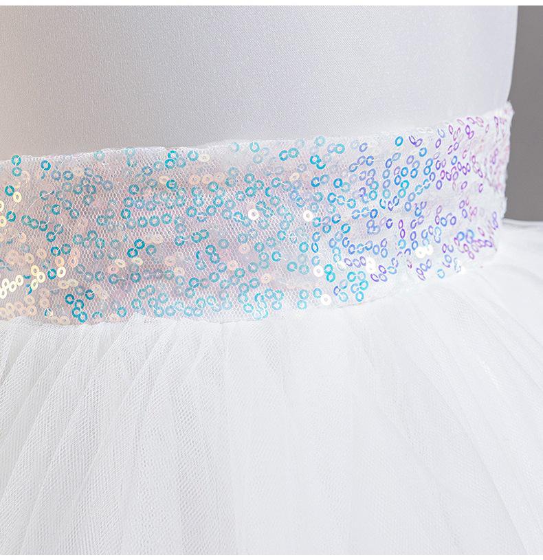 Сетчатая пышная юбка для девочек-принцесс, вечернее платье для дня рождения, выступления
