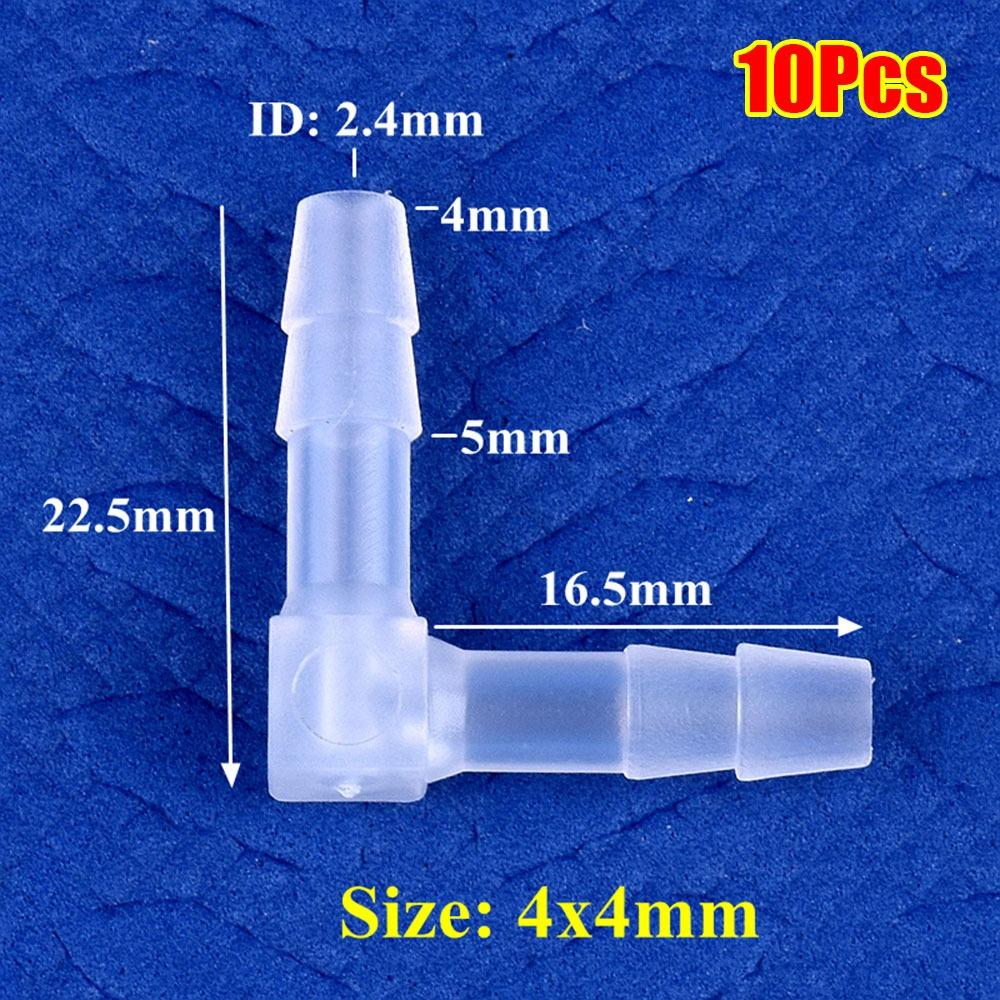 10 шт. 90-градусные угловые соединители PP Пластиковые пагоды шланговое соединение для полива сада
