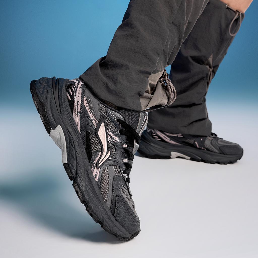 Li Ning Beichen 2K Y2K Millennium Style Retro Удобные универсальные толстые подошвы Увеличенная высота Нескользящие износостойкие низкие туфли для пап AGCU354-1