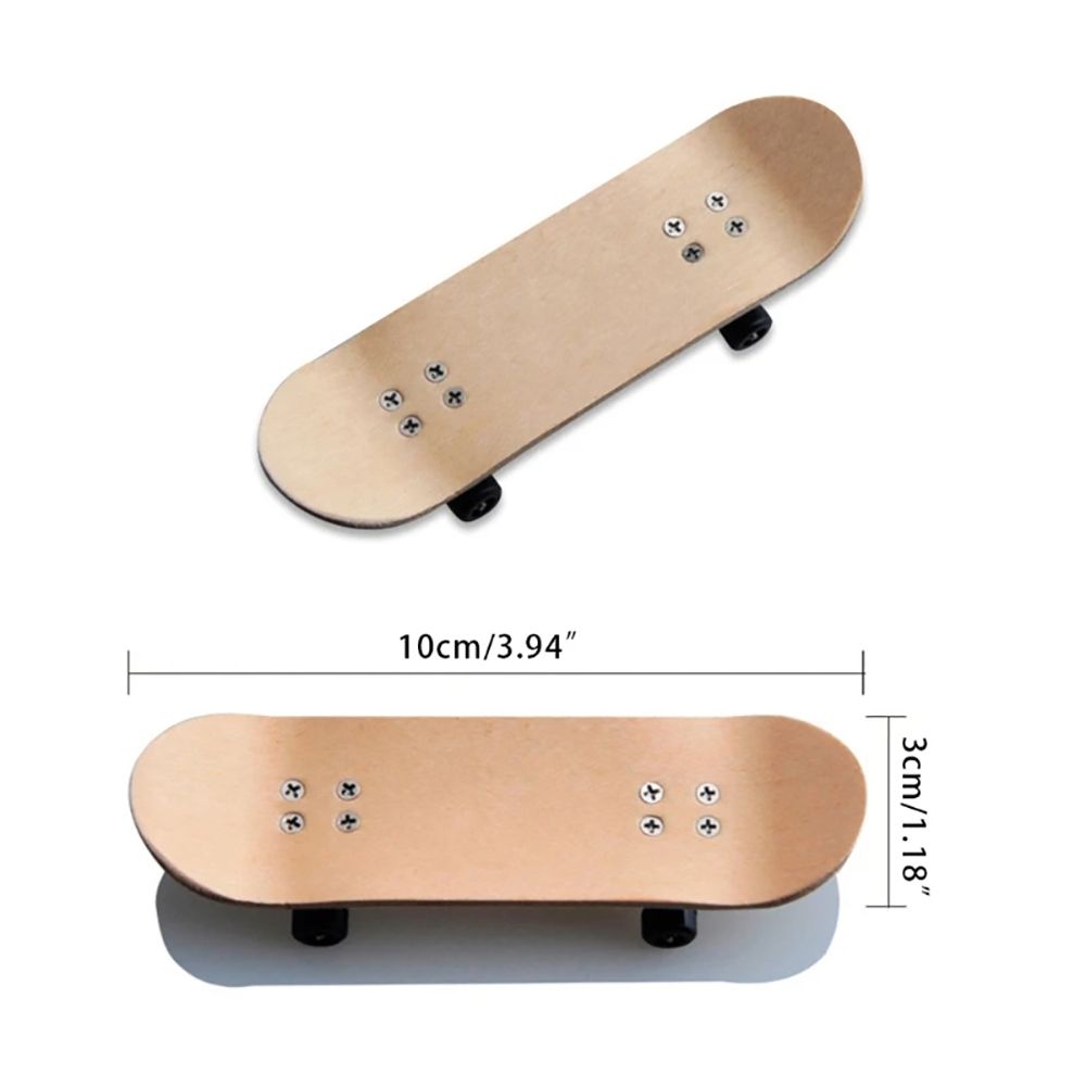 1Pcs New Maple Fingerboard Deck 5 Layer Wooden Finger SkateBoard Parts Mini 30mm Fingerboard Accessory
