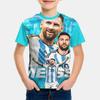 Summer New Football Star No.10 Printed Children's Clothing Men's Clothing Messi Children's Boys and Girls Children's T-shirt