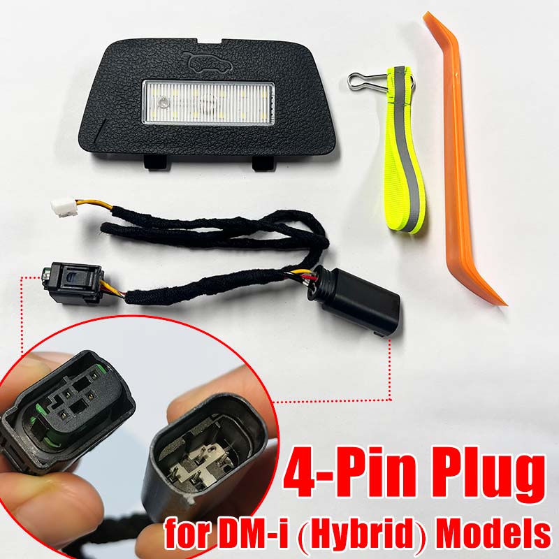 For BYD Seal U/Sealion 6/Song Plus LED Trunk Tailgate Lighting & Welcome Light Ultra-Bright Upgrade Kit Car Accessories Interior