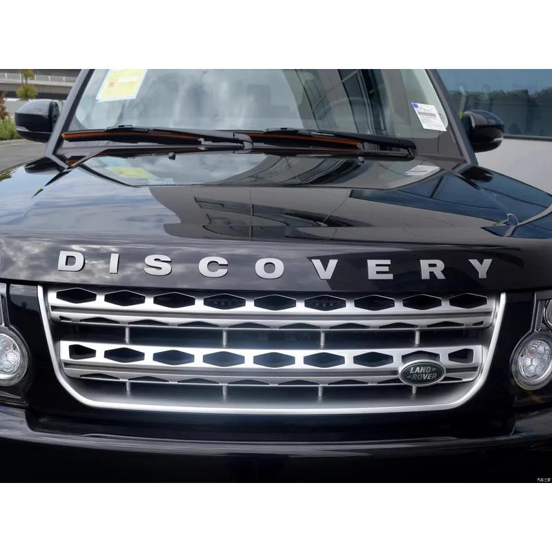 ABS 3D Chrome Car Letters Front Hood Bonnet Logo Badge For Land Rover Discovery Emblem Discovery 4 3 5 2 TD5 Accessories SA4