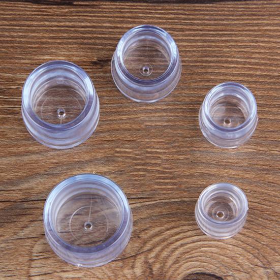 4 шт. прозрачная резиновая мебель, стол, стул, ножка, напольная крышка для ног, защитная крышка