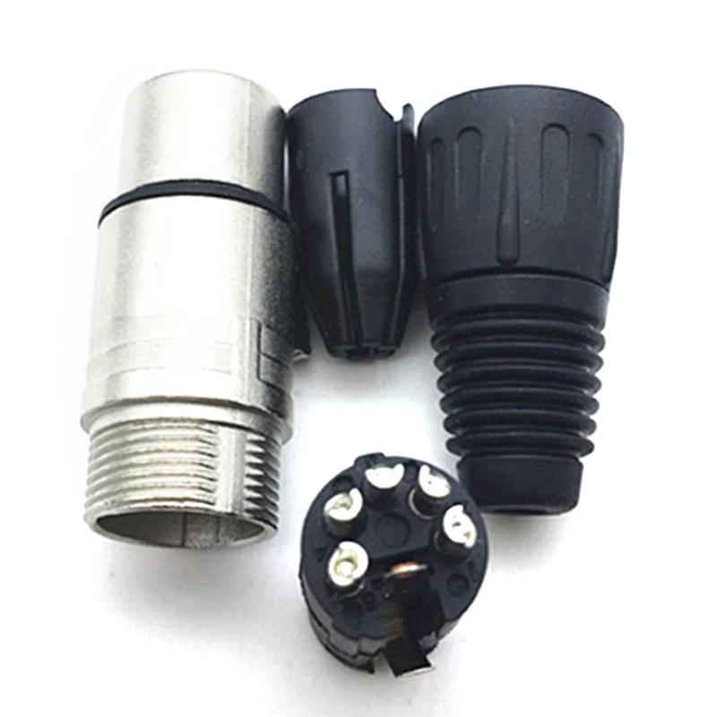 1Pcs Canon Plug Socket Male/Female Microphone Audio Xlr Connector 3P/4P/5P Contacts
